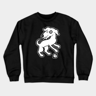 Jumpy Dog Ball {DARK shirts} Crewneck Sweatshirt